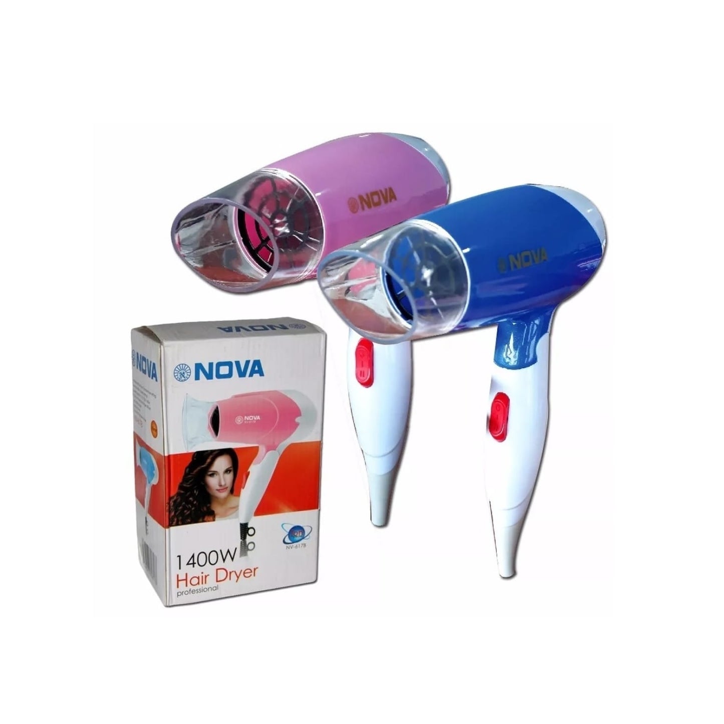 Mini Secador De Cabello Nova 1400W
