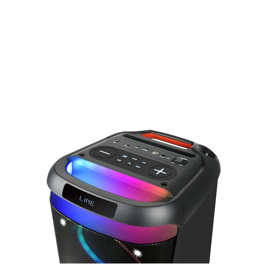 Parlante Bluetooth Gedi-G Gd-2636 Doble 6.5 Pulgadas Con Micrófono Y Control