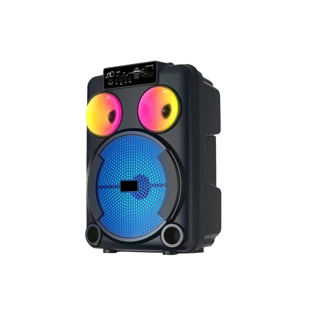 Parlante Cabina Bluetooth Portátil Gedi-G GD-892 Con Luces RGB Y Micrófono
