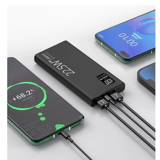 Batería Portátil Power Bank KaruSale 22.5W Carga Rápida Pantalla LED