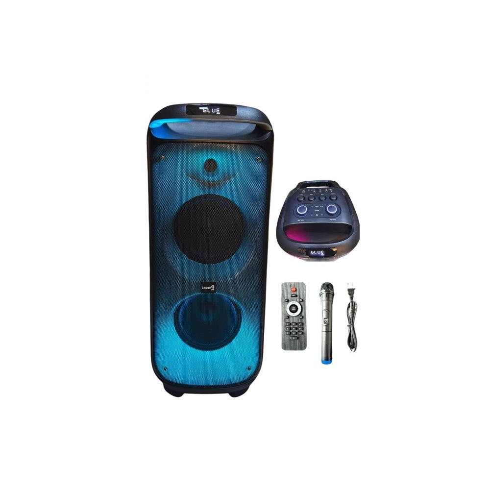 Cabina Inalámbrica Recargable Lazer 10000W P.M.P.O. Con Luces LED