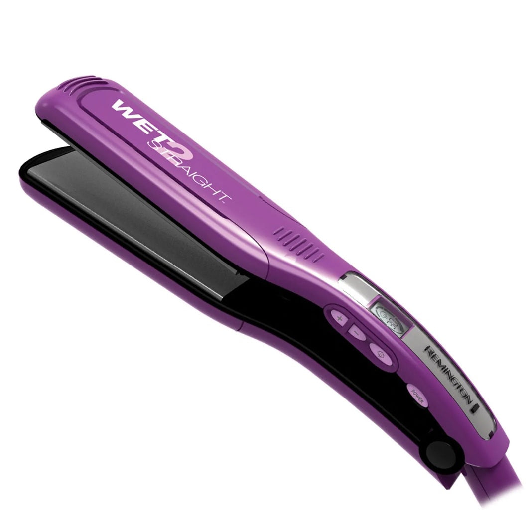 Plancha De Cabello Remington Wet2Straight Morada Seca Y Alisa S7300
