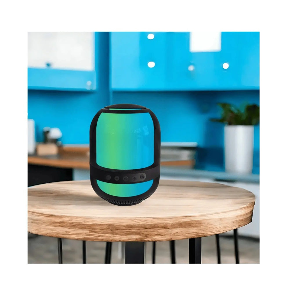 Parlante Bluetooth Portátil Con Luces LED RGB Sonido HiFi Y TWS