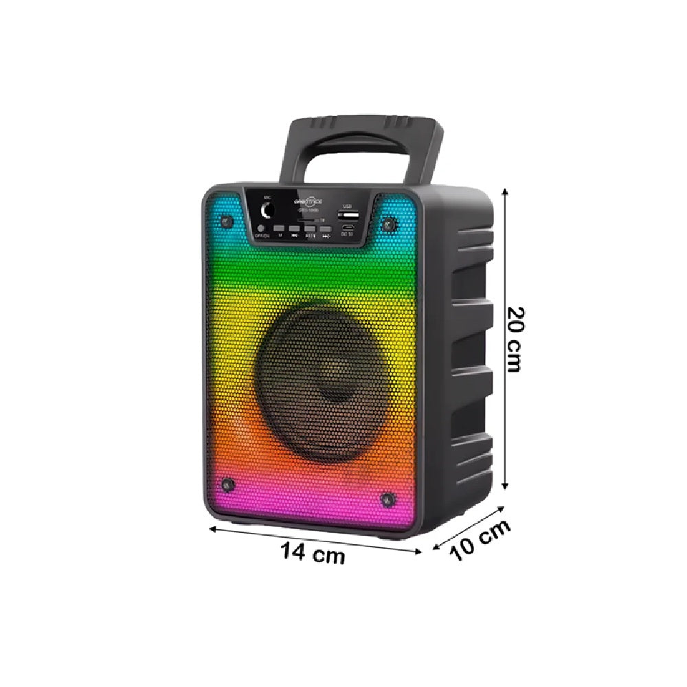Parlante Portátil Bluetooth Greatnice GTS-1868 De 4" Con Micrófono