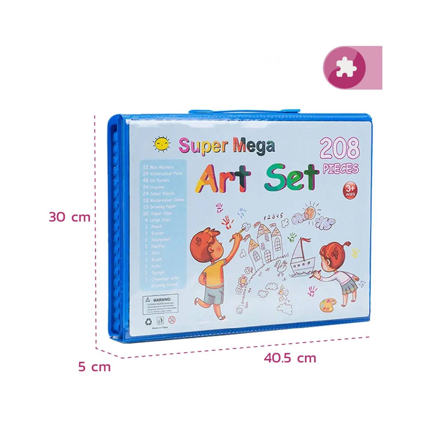Super Mega Kit De Arte 208 Piezas Para Manualidades