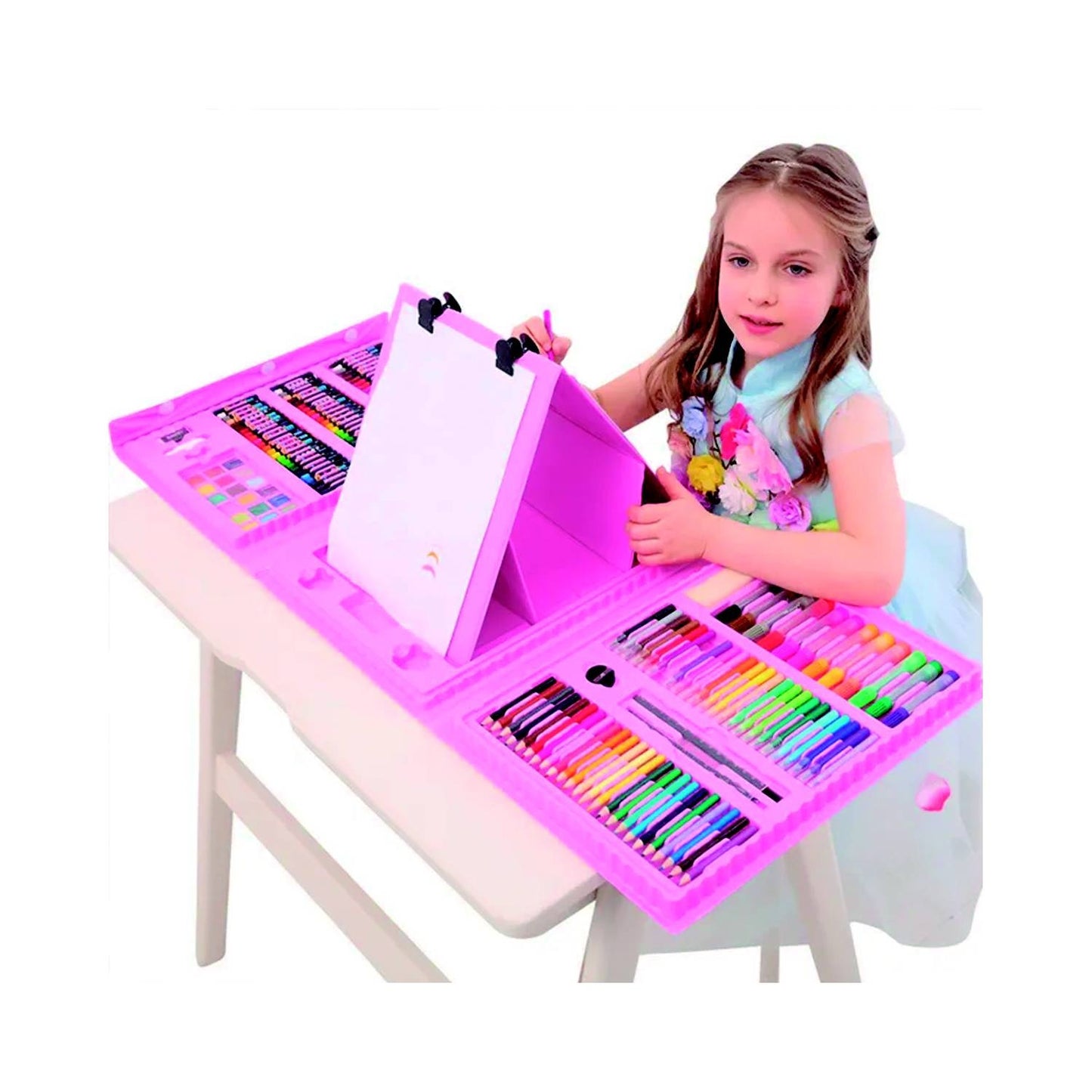 Super Mega Kit De Arte 208 Piezas Para Manualidades