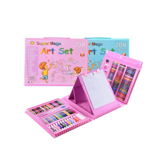 Super Mega Kit De Arte 208 Piezas Para Manualidades