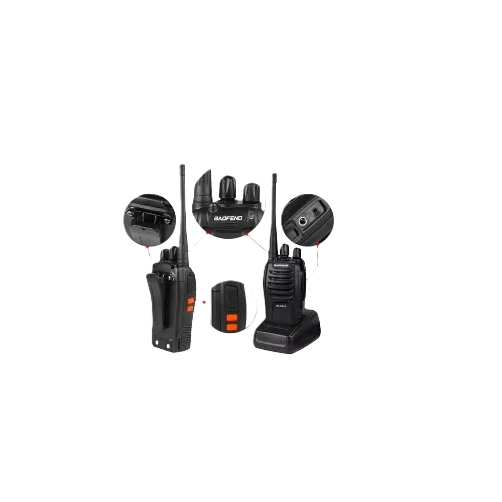 Radio Intercomunicador Baofeng BF-888S x2