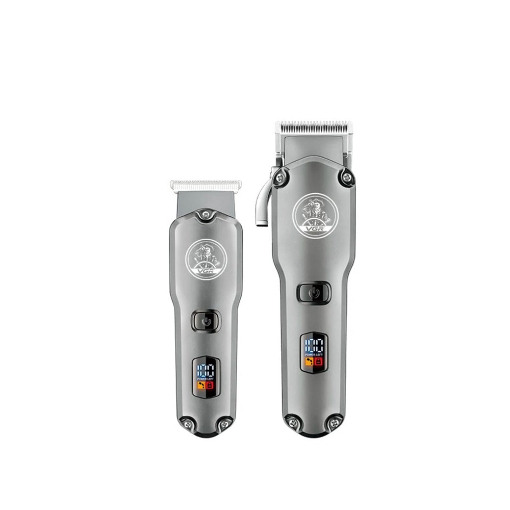 Combo Maquinas Para Cortar Cabello Profesional Set VGR V675