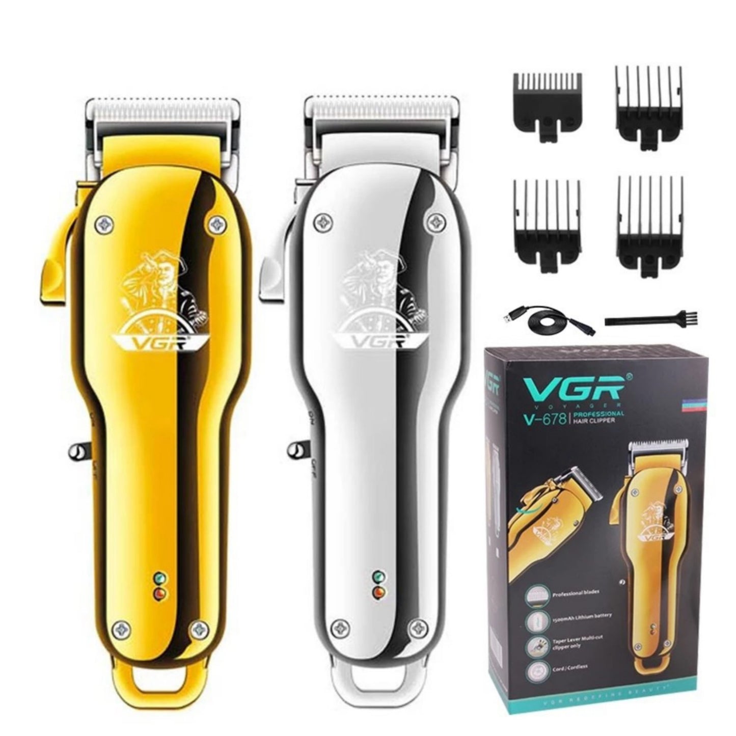 Maquina Cortadora De Pelo VGR 678 Recargable