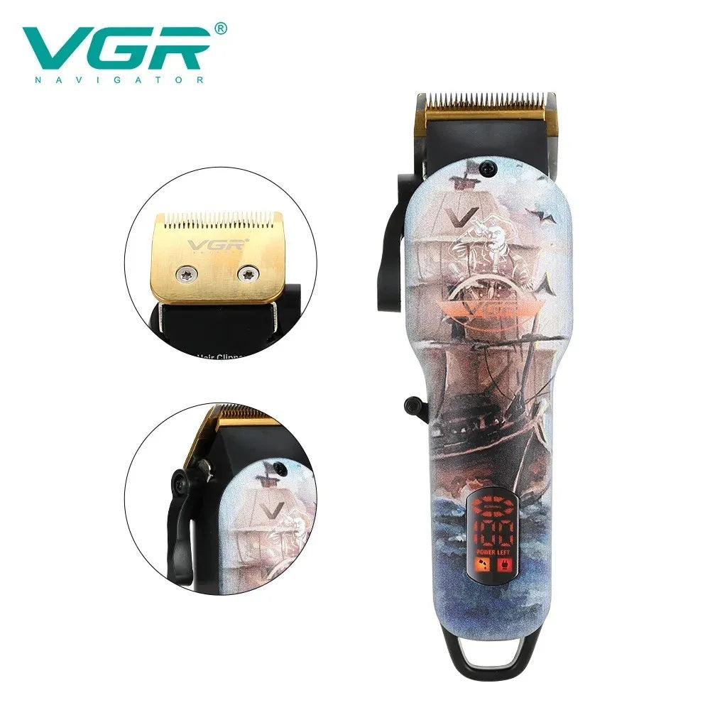 Maquina Recortadora De Cabello Inalámbrica VGR 689 Inalambrica
