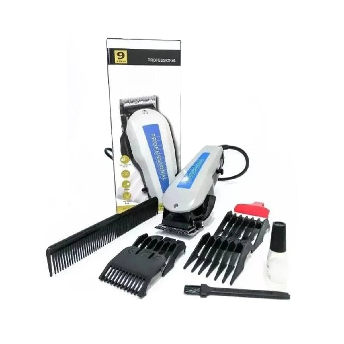 Maquina Recortadora De Pelo Professional 9 Piezas 065