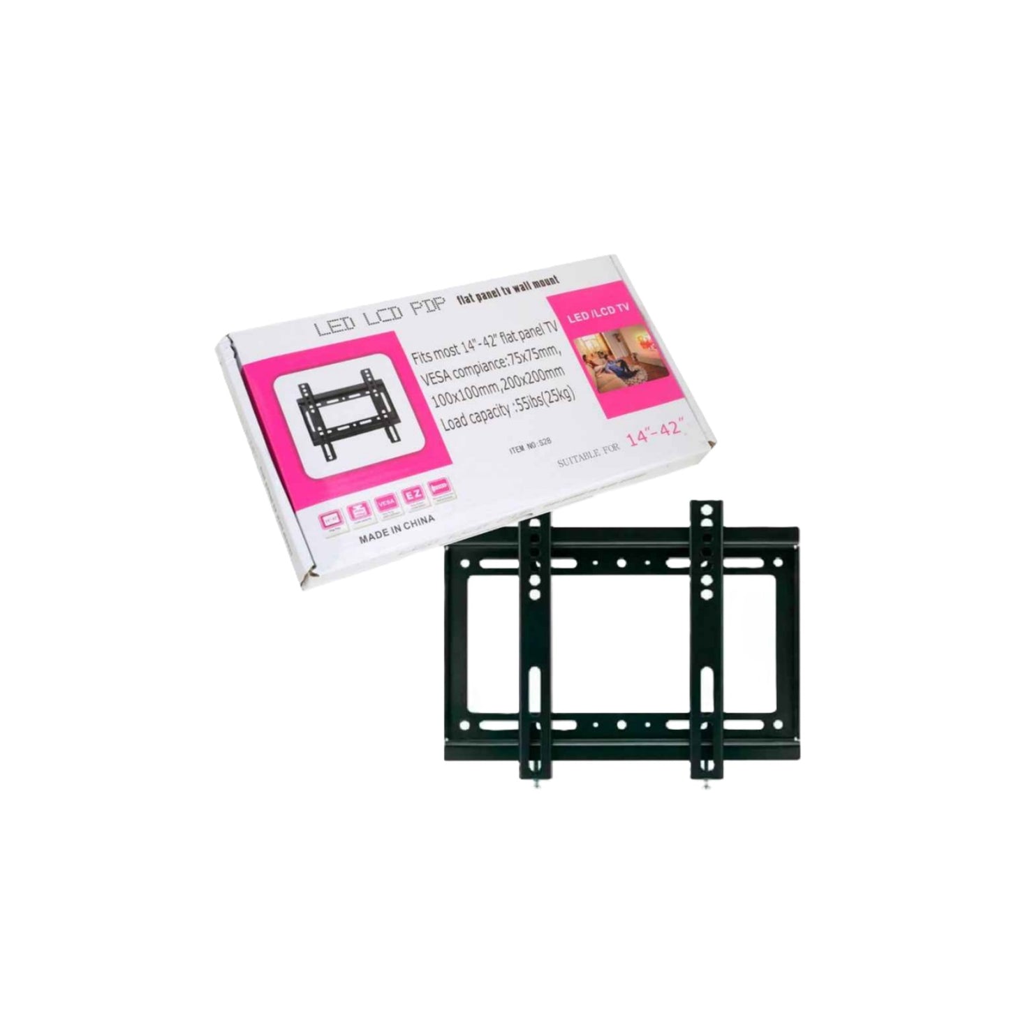 Soporte Para Televisores 14" Hasta 42" Con Accesorios De Instalación