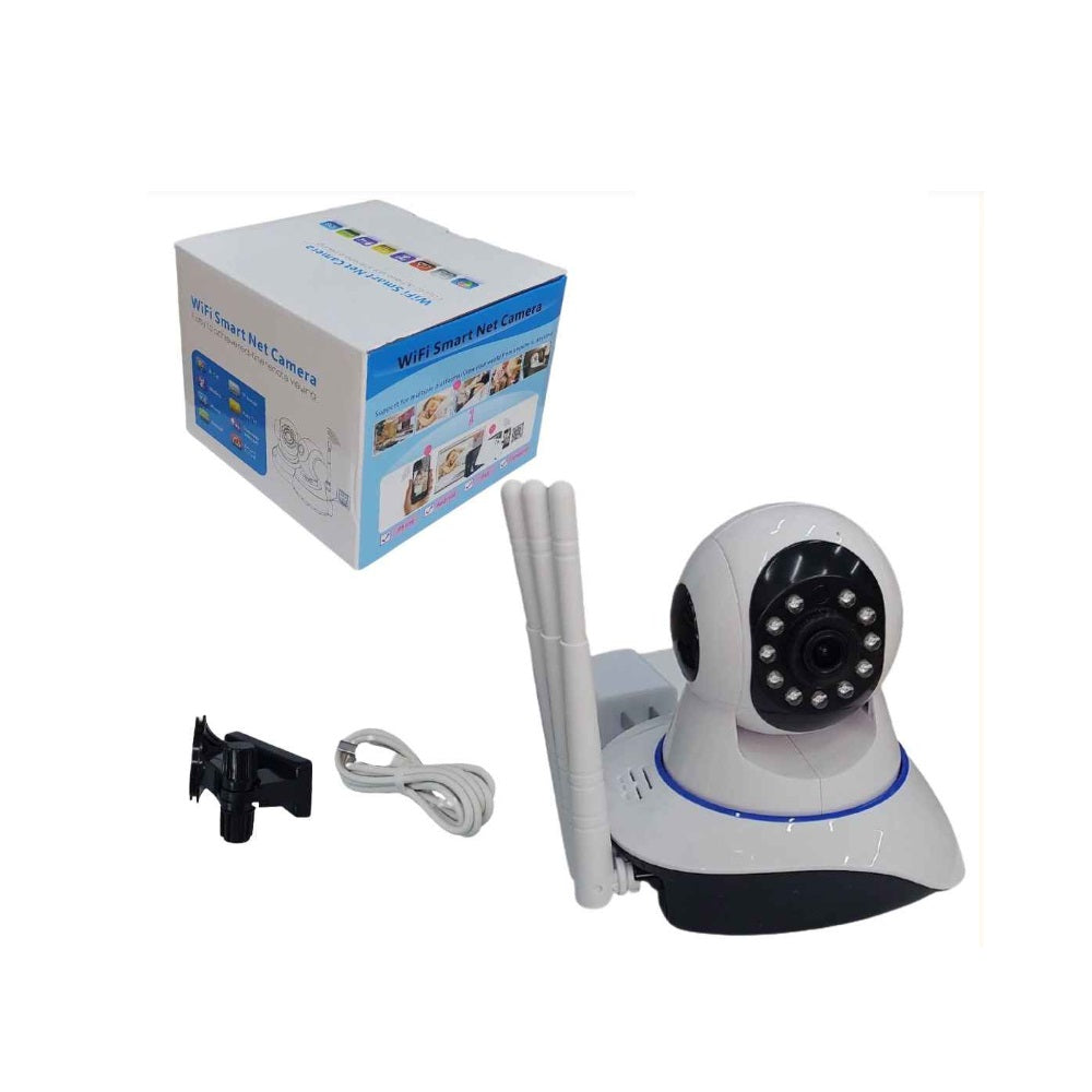 Cámara De Seguridad Robotica Con Wifi 3 Antenas Q5X