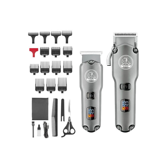 Kit Maquinas Para Cortar Cabello Profesional Set VGR V675