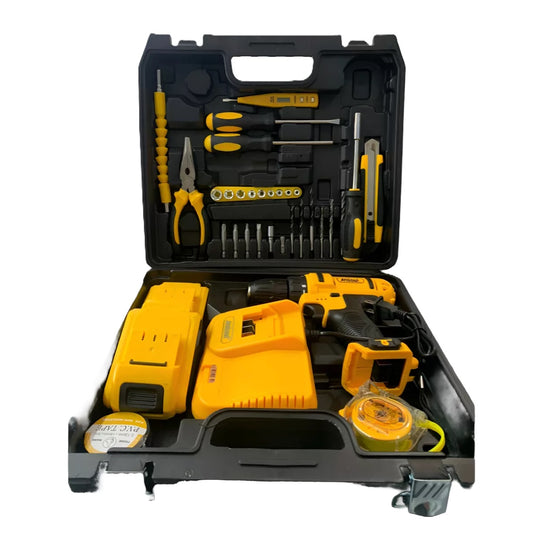 Kit De Herramientas Con Taladro Portatil Recargable 0531-29