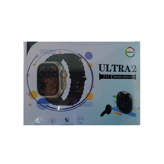 Combo Smartwatch Reloj Inteligente Con Audifonos 7 En 1