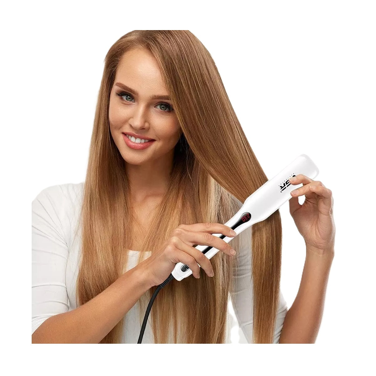 Plancha Alisadora De Cabello VGR V-556 Con Pantalla LED