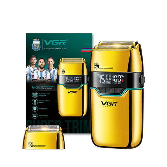 Afeitadora VGR Original E Inalambrica V-350 Con Pantalla LED
