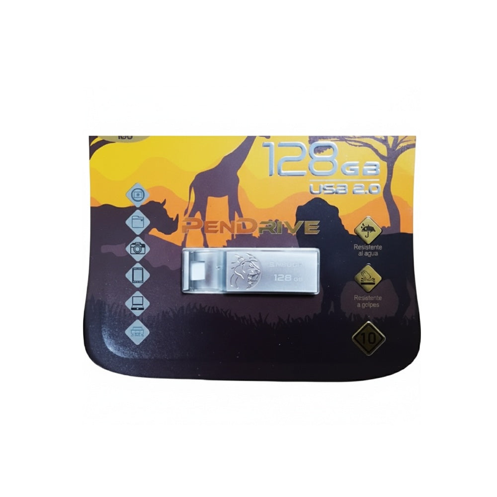 Memoria USB Metalica Super Memory De 128 GB