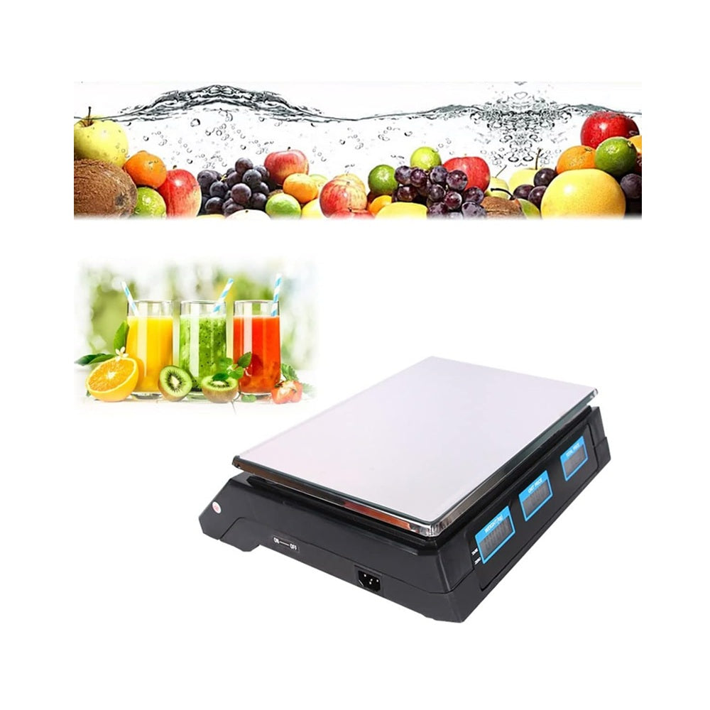 Pesa De Alimentos Con Indicador De Precios 88.2 LBS Con Pantalla LCD