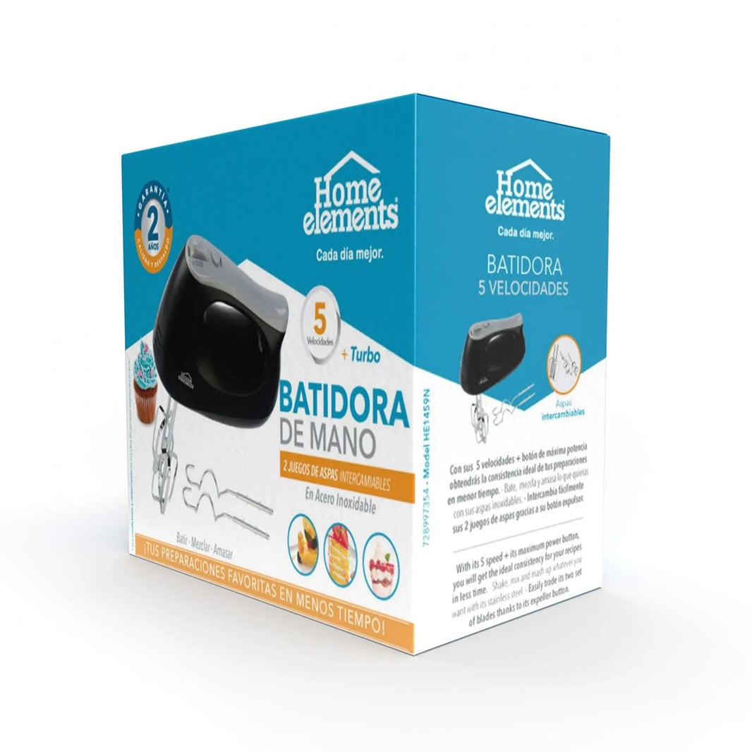 Batidora De Mano Eléctrica Home Elements