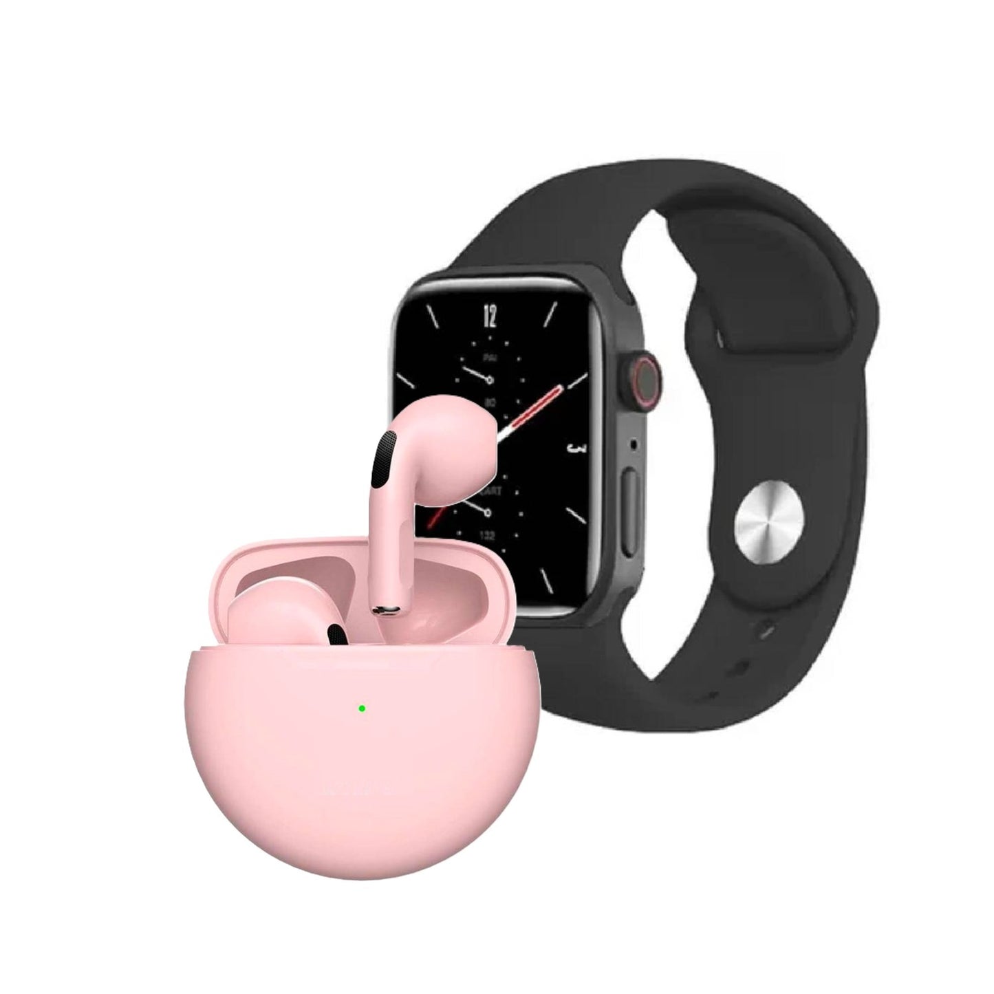 Combo Reloj Inteligente Smartwatch Con Audífonos Inalámbricos