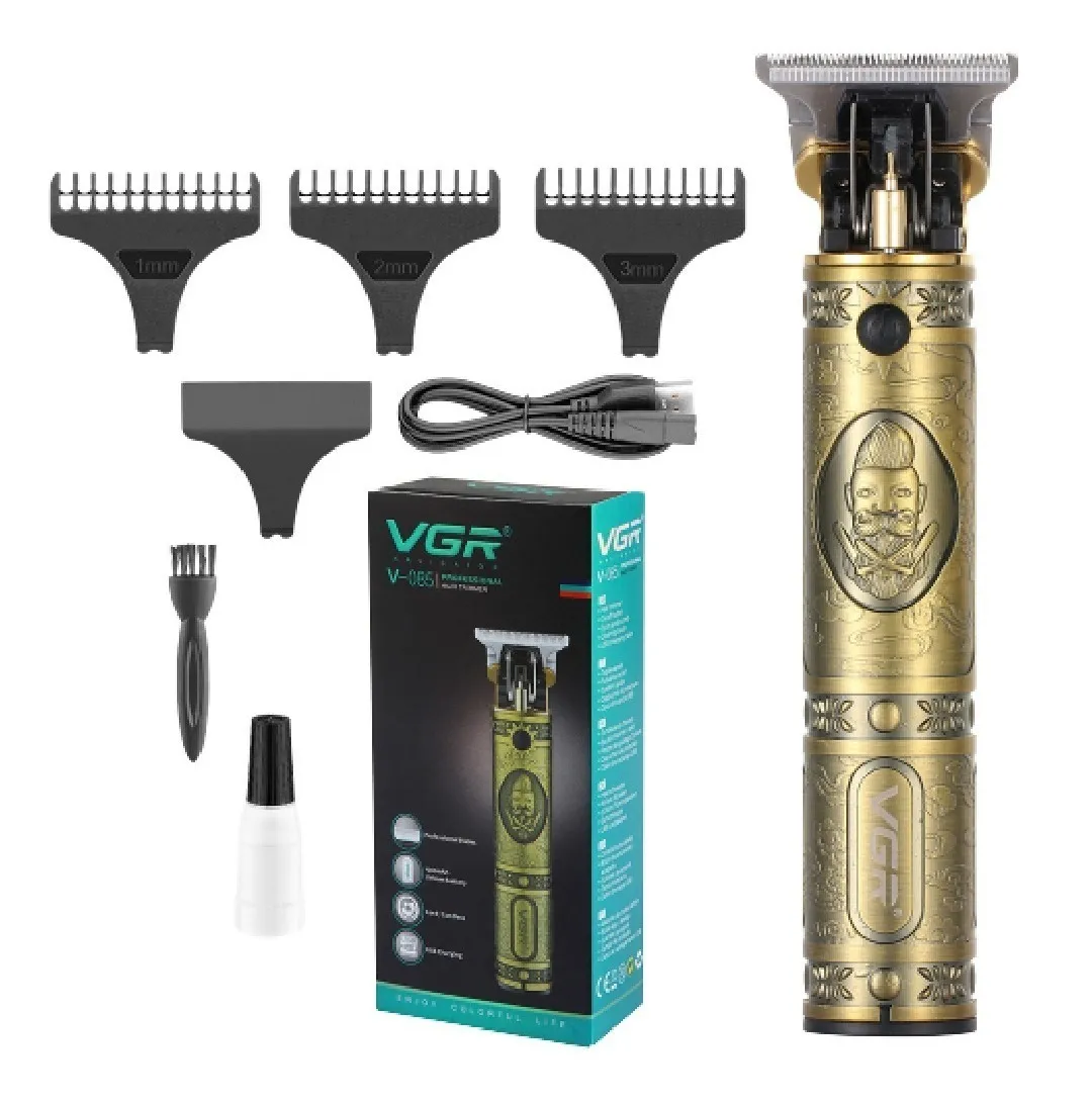 Máquina Patillera Barbera Recargable Inalambrica VGR V-085