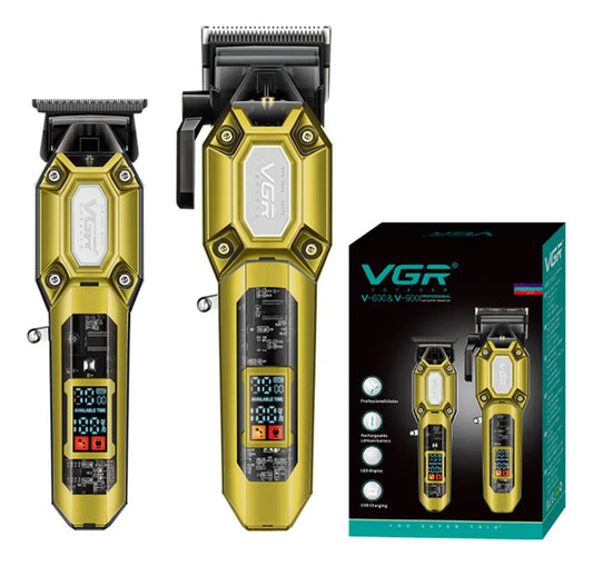 Combo Profesional De Máquina + Patillera VGR V-600 & V-900