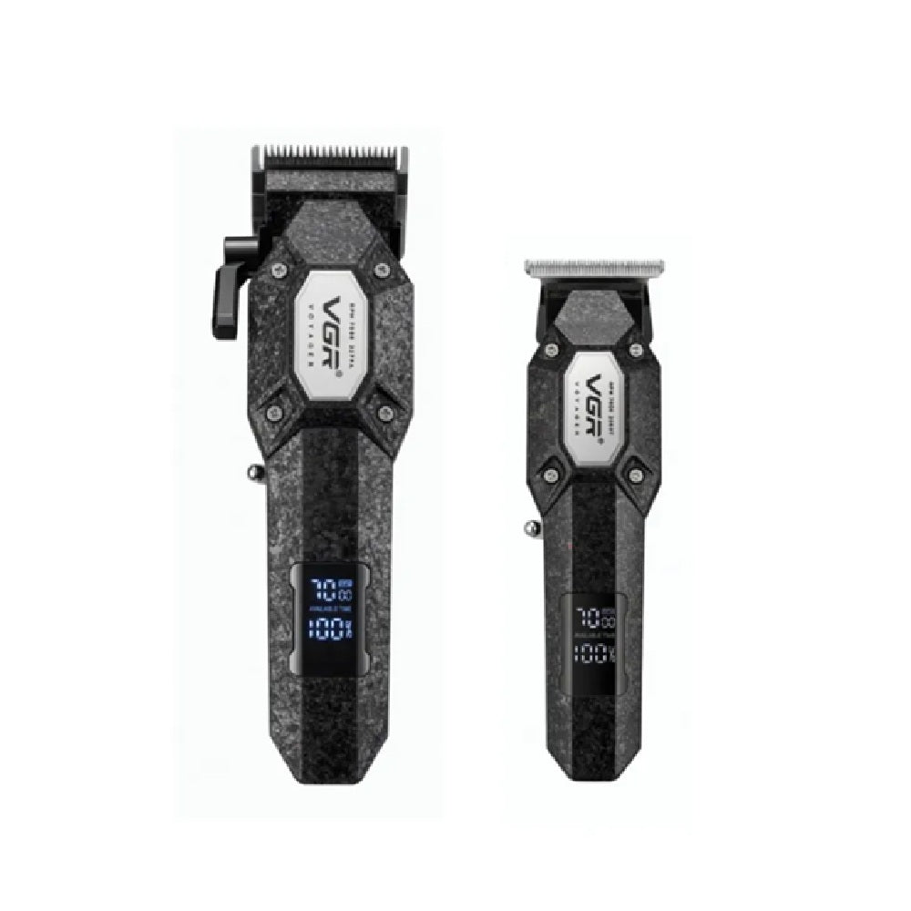 Combo Profesional De Máquina + Patillera VGR V-600B & V-900B
