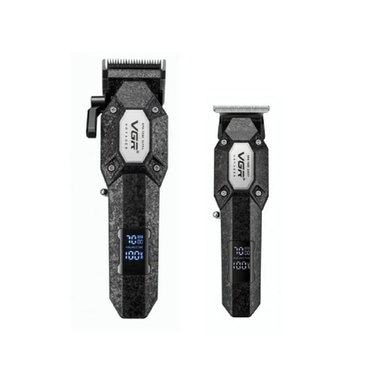 Combo Profesional De Máquina + Patillera VGR V-600B & V-900B