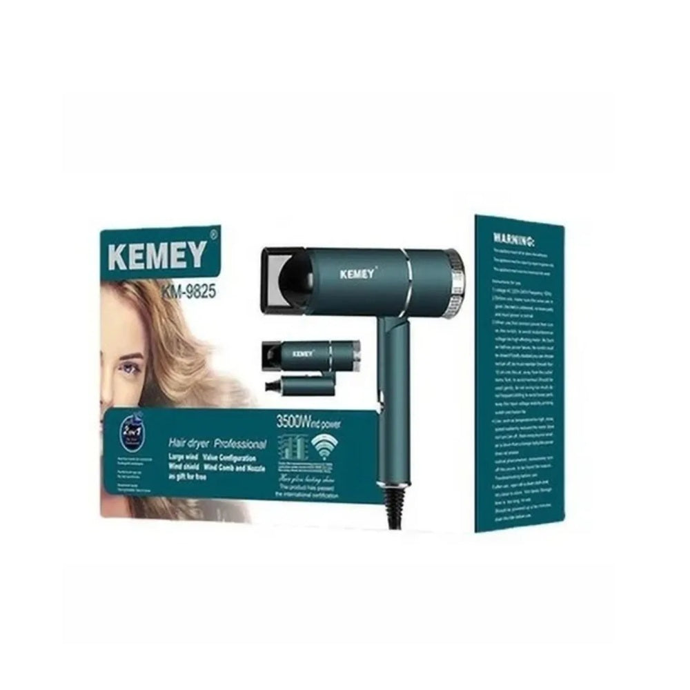 Secador De Cabello KEMEY KM-9825 Potencia Ultra
