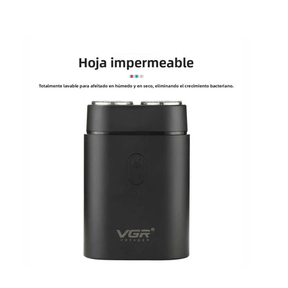 Afeitadora Eléctrica Portátil VGR V-341 Recargable USB Tipo C