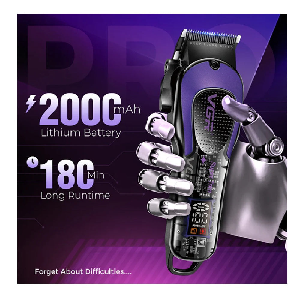 Máquina De Cortar Cabello VGR V-692 Profesional Inalámbrica USB-C