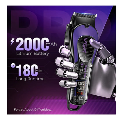 Máquina De Cortar Cabello VGR V-692 Profesional Inalámbrica USB-C