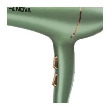 Kit Profesional PRONOVA Secador De Alta Potencia + Plancha Digital Avocado