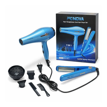 Kit Profesional PRONOVA PRO-2517 Super Nano Titanium + Accesorios