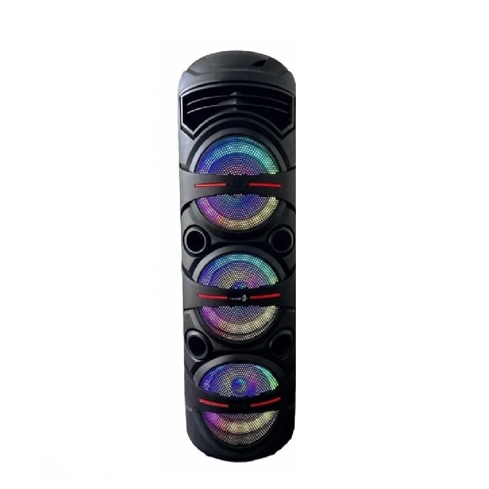 Parlante Cabina De Sonido Lazer Recargable Bluetooth Luces LED