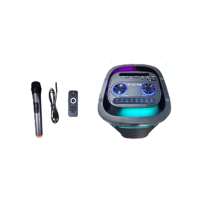 Parlante Portátil Bluetooth Gedi CH-6656 Con Luces Led Y Radio Fm