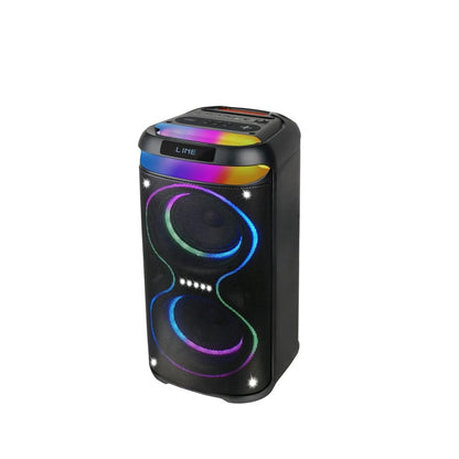 Parlante Bluetooth Gedi-G Gd-2636 Doble 6.5 Pulgadas Con Micrófono Y Control