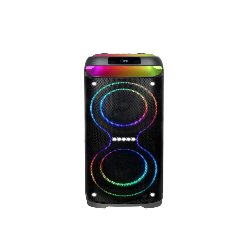 Parlante Bluetooth Gedi-G Gd-2636 Doble 6.5 Pulgadas Con Micrófono Y Control