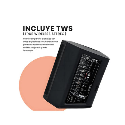 Parlante Bluetooth Volk Vk-204 8 Pulgadas 30w Rms Con Micrófono