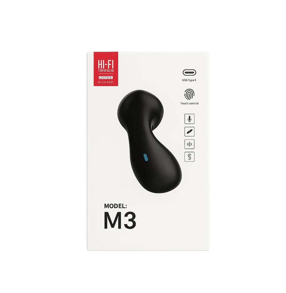 Audífono Inalámbrico Odss M3 Hi-Fi Control Táctil Tipo C Bluetooth