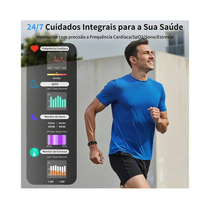 Smartband Pulsera Inteligente Deportiva Con Notificación De Llamadas