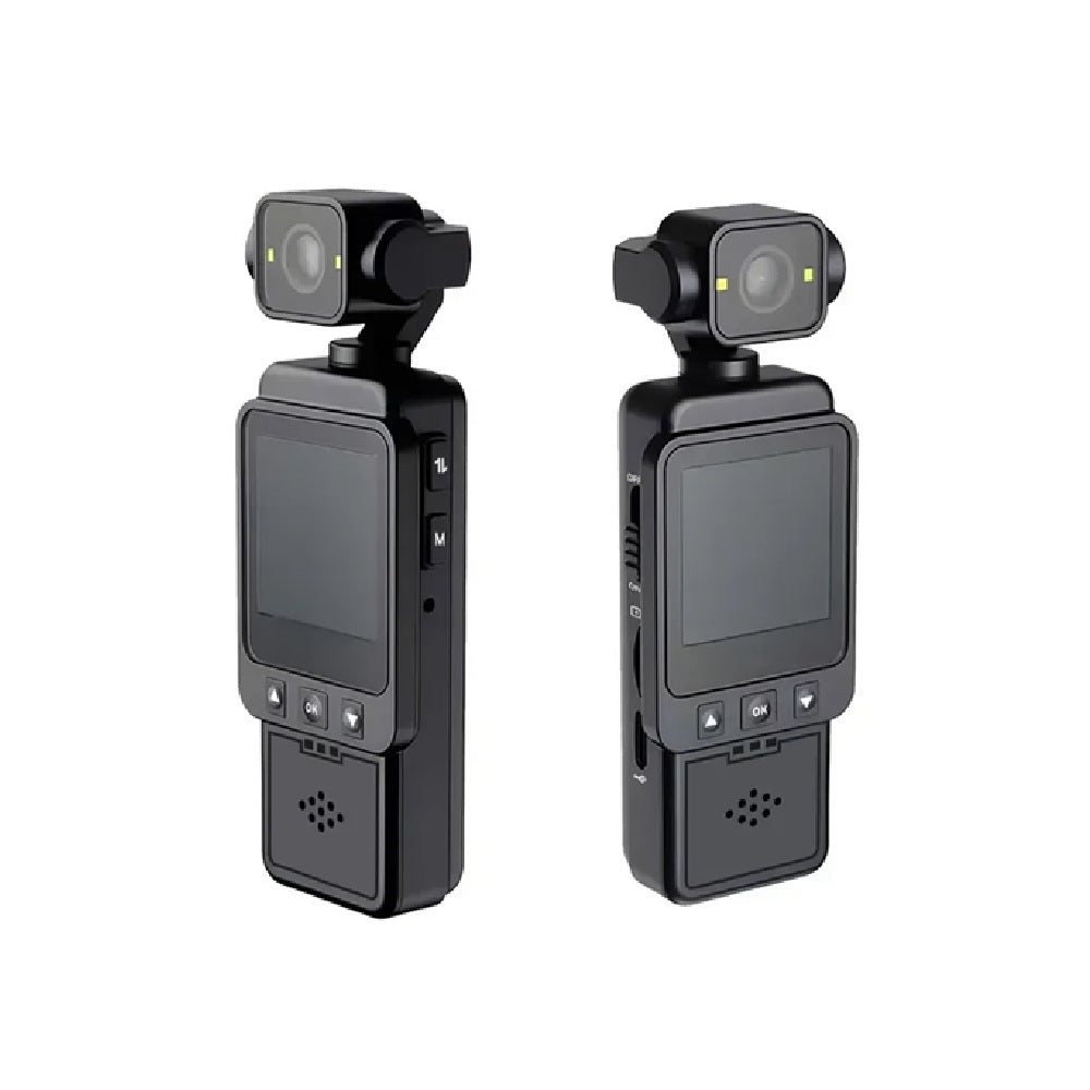 Cámara De Acción Portátil Con Estabilizador Gimbal Y Pantalla LCD