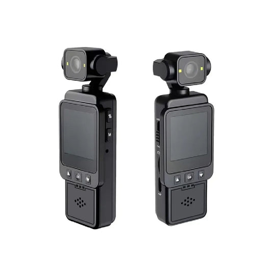 Cámara De Acción Portátil Con Estabilizador Gimbal Y Pantalla LCD