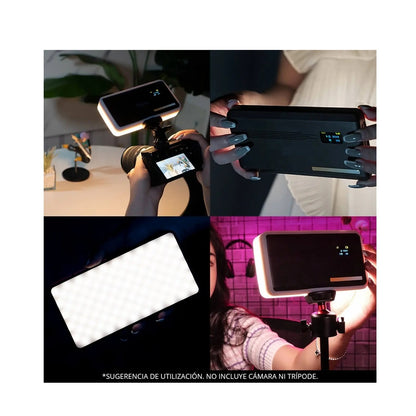 Panel De Iluminación LED Para Smartphone Vlogging Y Selfies