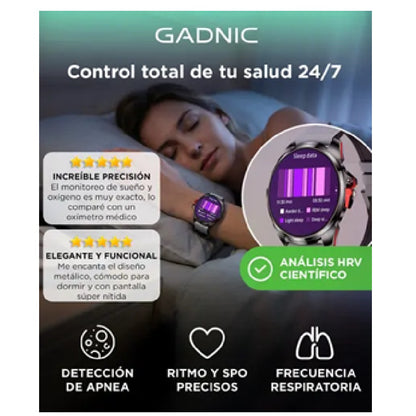 Smartwatch Reloj Inteligente HX1 Pantalla Circular Deportivo