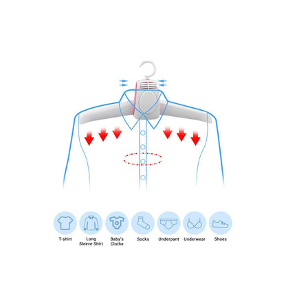 Gancho Secador De Ropa Y Zapatos Eléctrico Portátil De Viaje