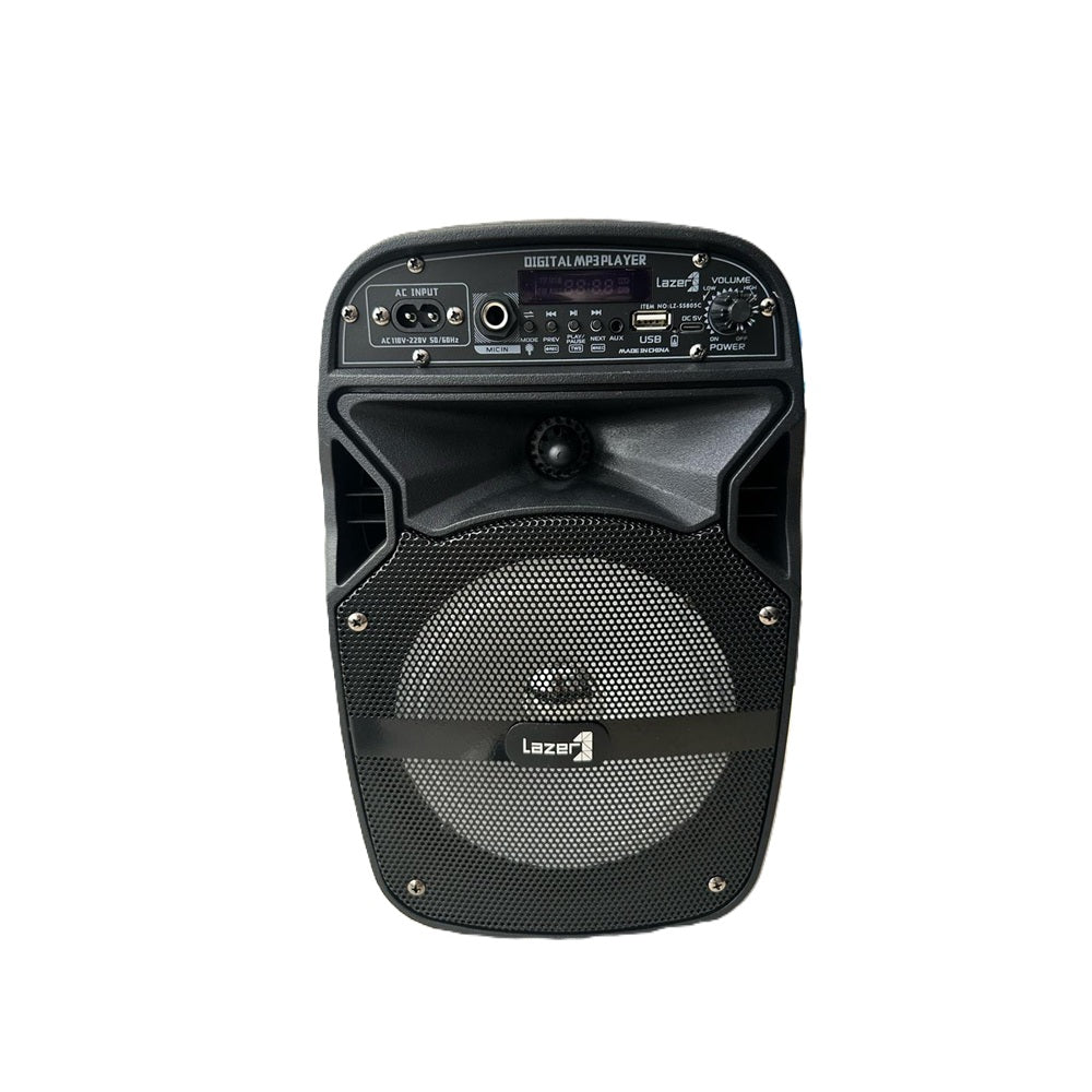 Parlante Cabina Bluetooth Lazer LZ-SS805C 4800W Con Micrófono Y Luces LED